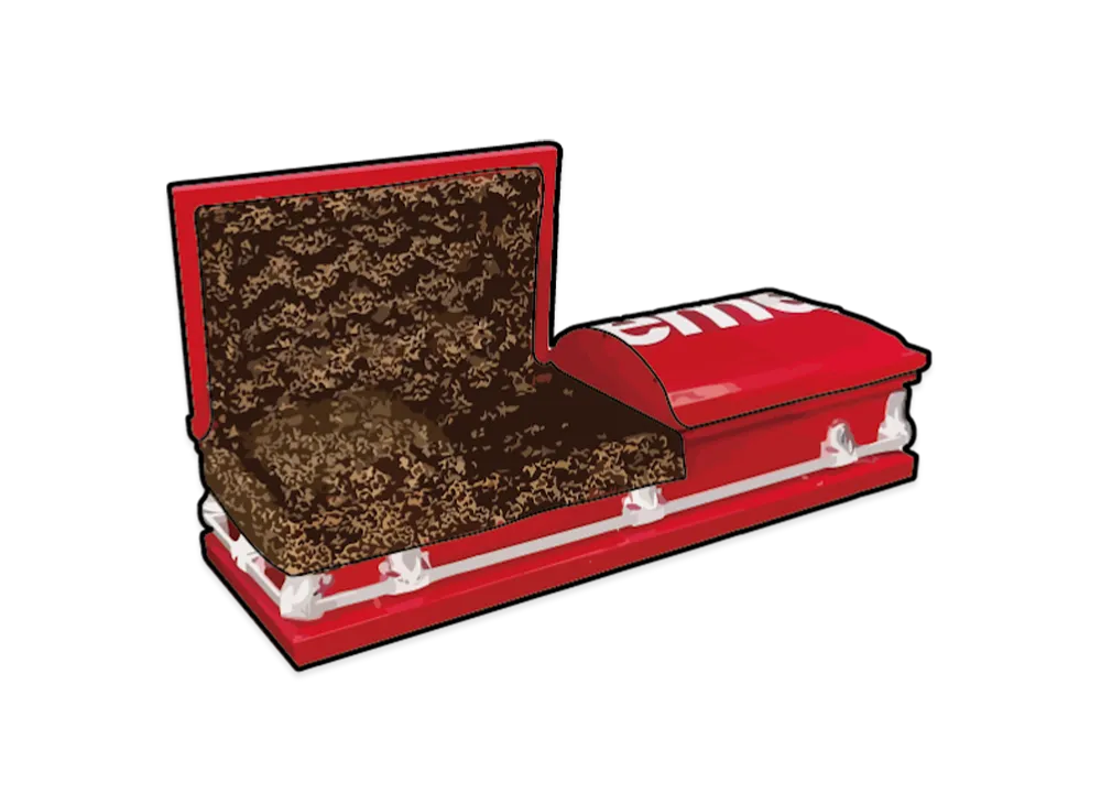 Supreme x Titan Orion Casket "Red"