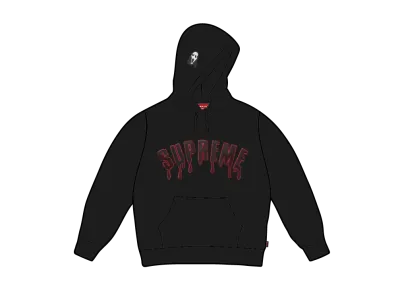 Supreme Ghostface Arc Hooded Sweatshirt "Black"