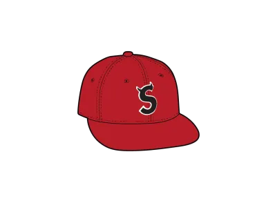 Supreme Devil S Logo New Era "Red"