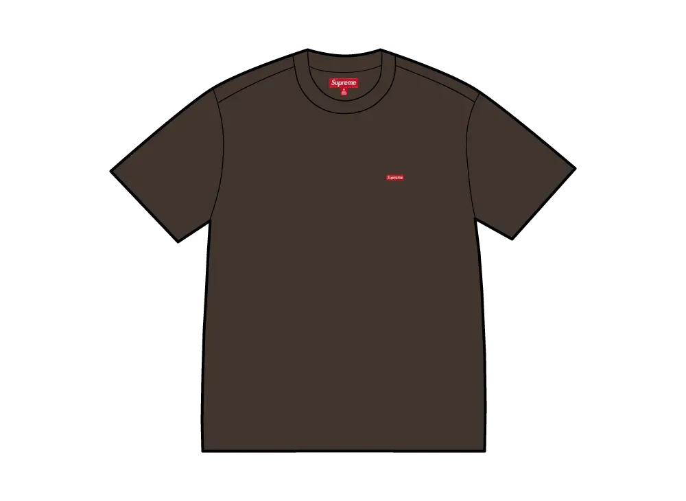 Supreme Small Box Tee "Dark Brown"
