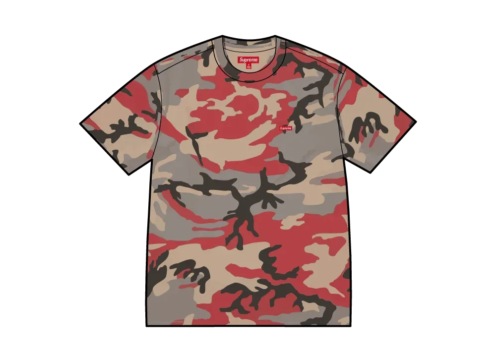 Supreme Small Box Tee "Red Camo"