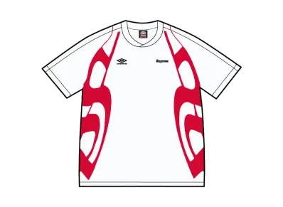Supreme x Umbro Old English Soccer Jersey "White"
