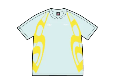 Supreme x Umbro Old English Soccer Jersey "Light Blue"