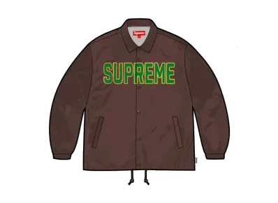 Supreme Spellout Coaches Jacket "Brown"