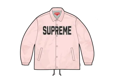 Supreme Spellout Coaches Jacket "Pink"