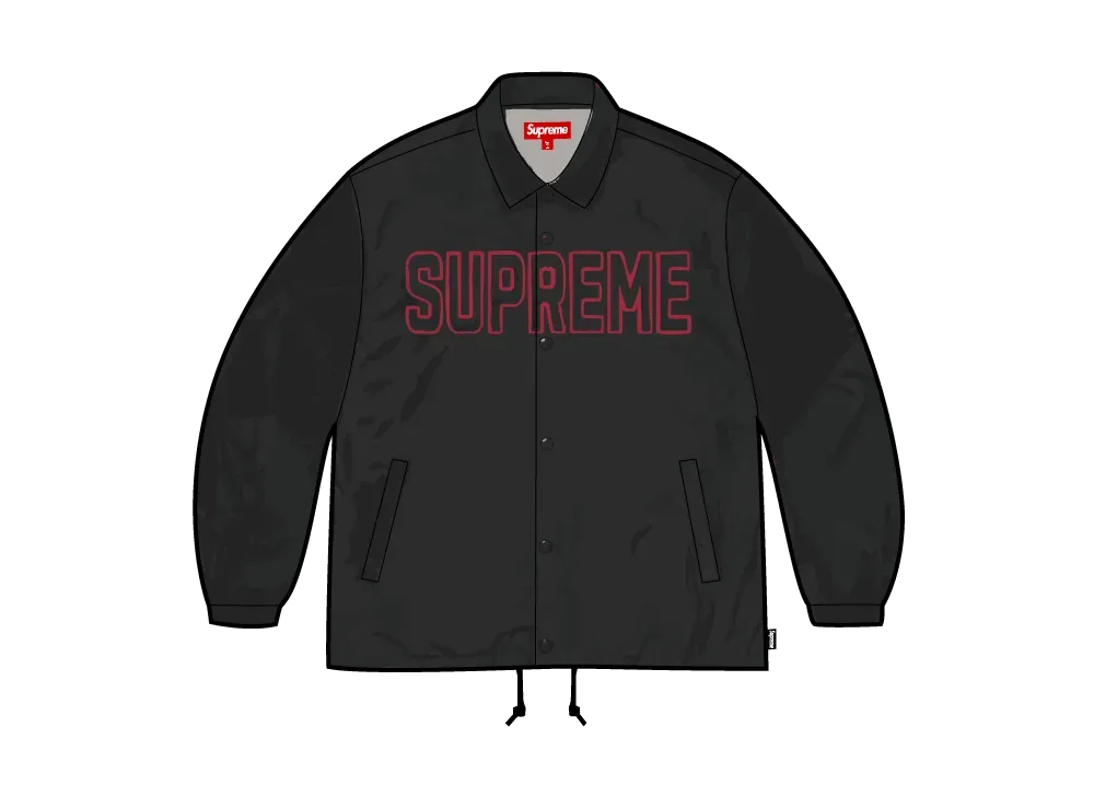 Supreme Spellout Coaches Jacket "Black"