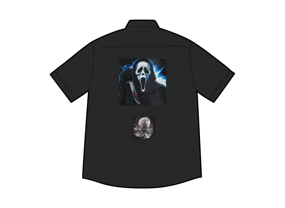 Supreme Ghostface S/S Work Shirt "Black"