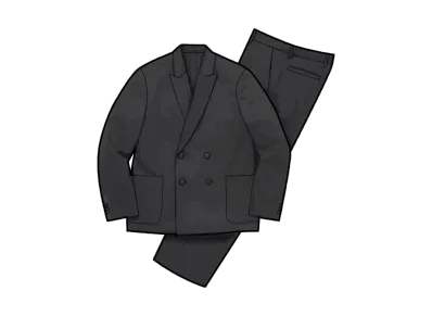 Supreme Sea Island Cotton Suit "Black"
