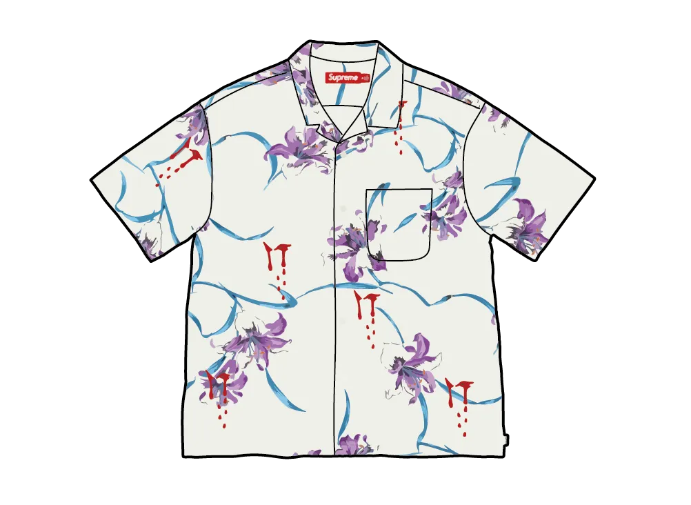 Supreme AOI Lilies S/S Shirt 