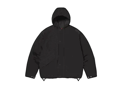 Supreme Hooded Raglan Jacket "Black"