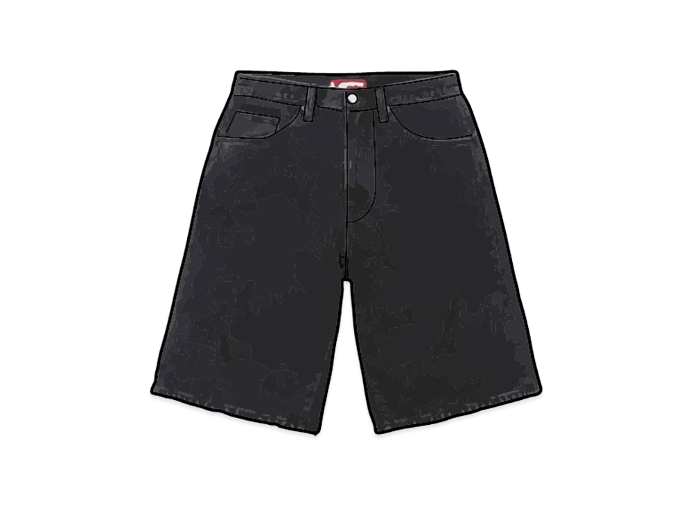 Supreme Baggy Denim Short "Black"