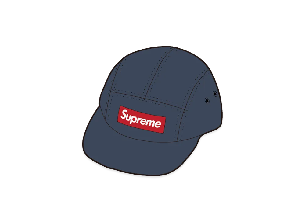 Supreme Canvas Camp Cap "Navy"