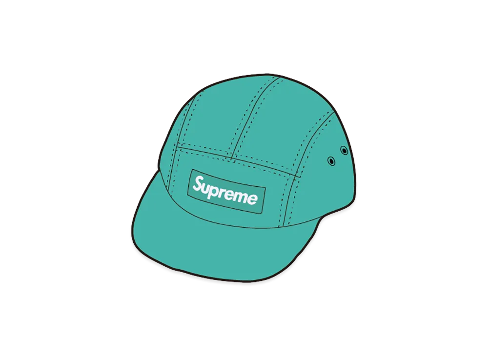Supreme Canvas Camp Cap "Teal"