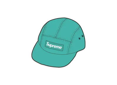 Supreme Canvas Camp Cap "Teal"