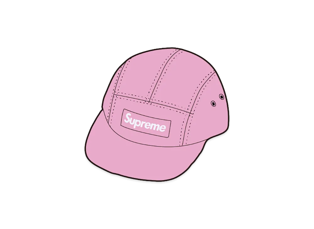 Supreme Canvas Camp Cap "Pink"