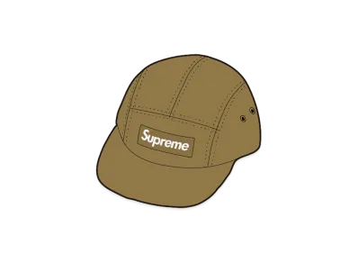 Supreme Canvas Camp Cap "Dusty Olive"