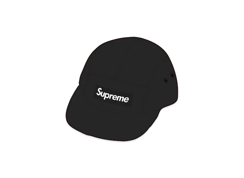 Supreme Canvas Camp Cap "Black"