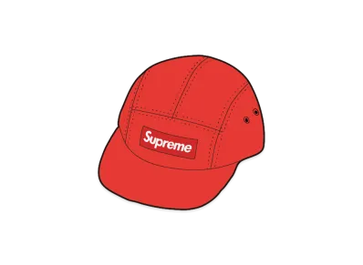 Supreme Canvas Camp Cap "Red"