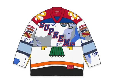 Supreme Paneled Hockey Jersey "White"