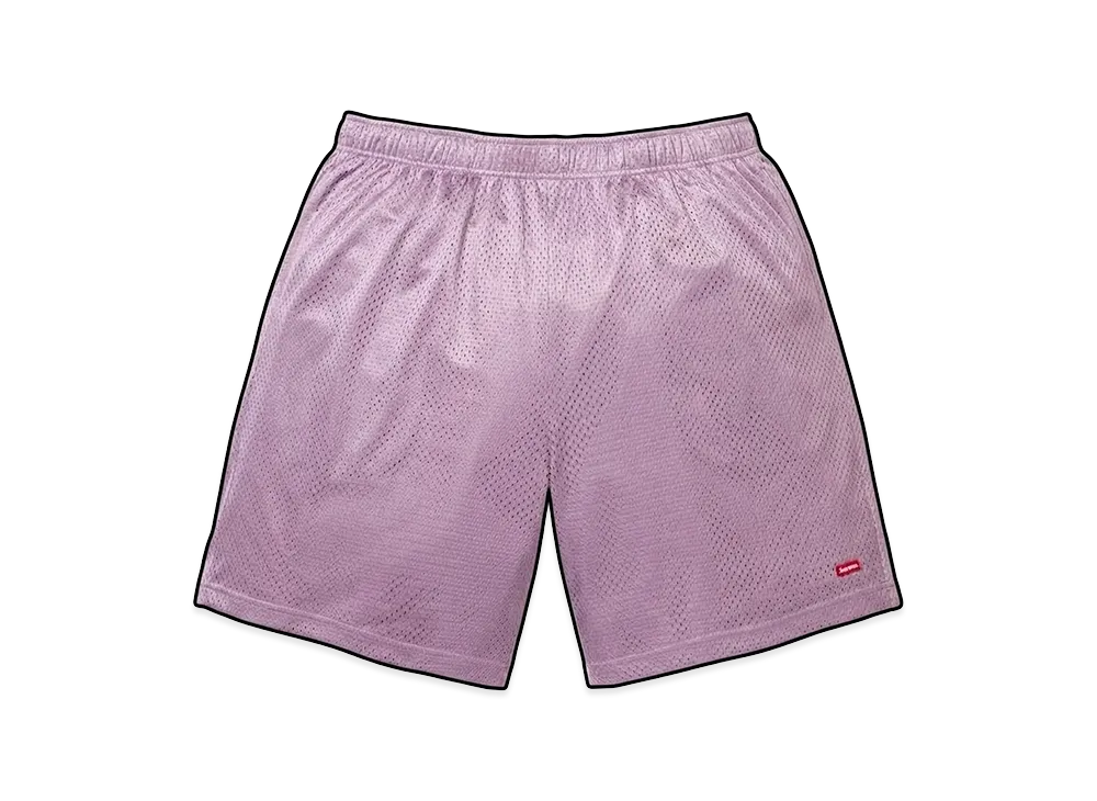 Supreme Small Box Baggy Mesh Short "Lavender"
