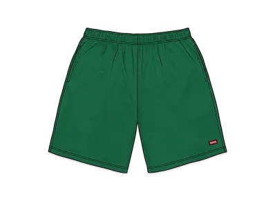 Supreme Small Box Baggy Mesh Short "Green"