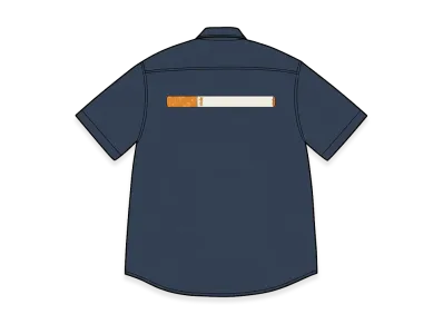 Supreme Cigarette S/S Shirt "Navy"