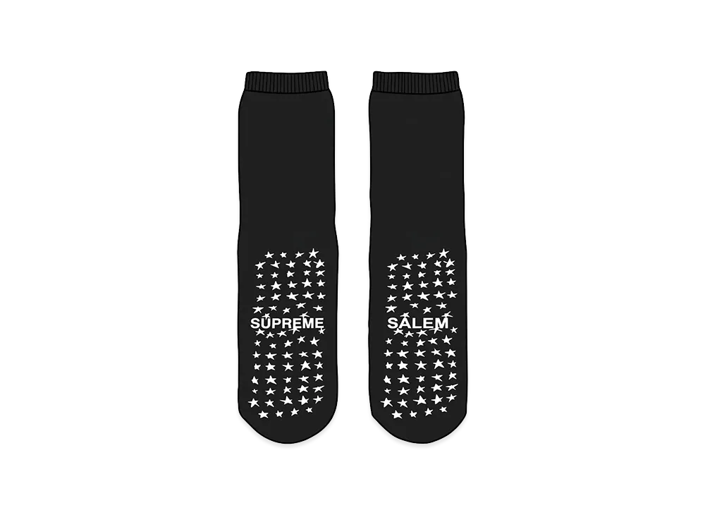 Supreme x SALEM Hospital Socks "Black"