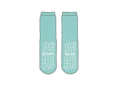 Supreme x SALEM Hospital Socks "Light Blue"