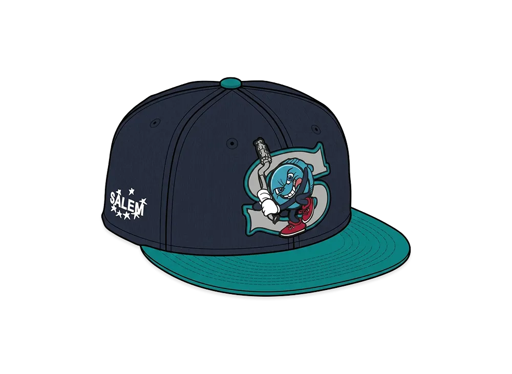 Supreme x SALEM New Era "Navy"