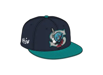 Supreme x SALEM New Era "Navy"