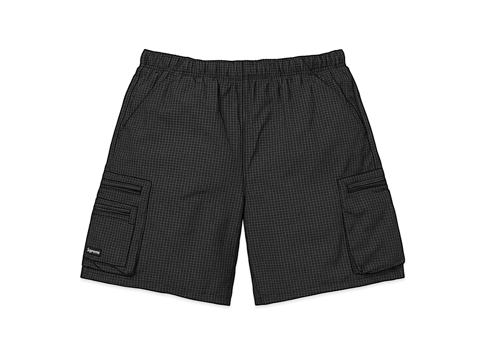 Supreme Ripstop Cargo Water Short "Black"