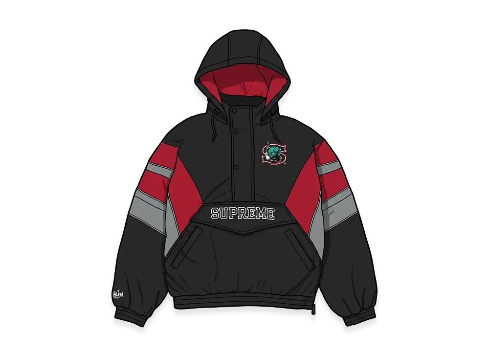 supreme ジャケット　スニダンタグ付き Supreme x SALEM Half Zip Stadium Jacket 
