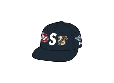 Supreme Mascots S Logo New Era "Navy"