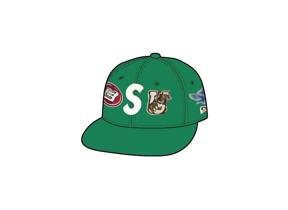 Supreme Mascots S Logo New Era "Green"