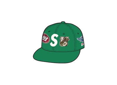 Supreme Mascots S Logo New Era "Green"
