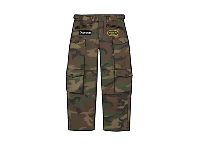 Supreme x Vanson Leathers Cordura Pant "Woodland Camo"