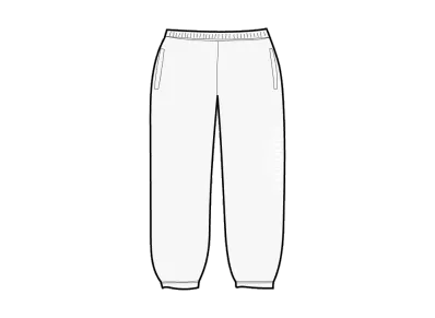 Supreme Classic Logo Sweatpant "White"
