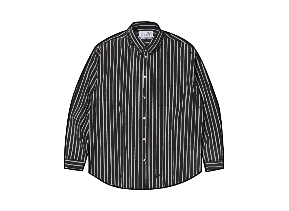 Supreme x MM6 Maison Margiela Stripe Shirt 