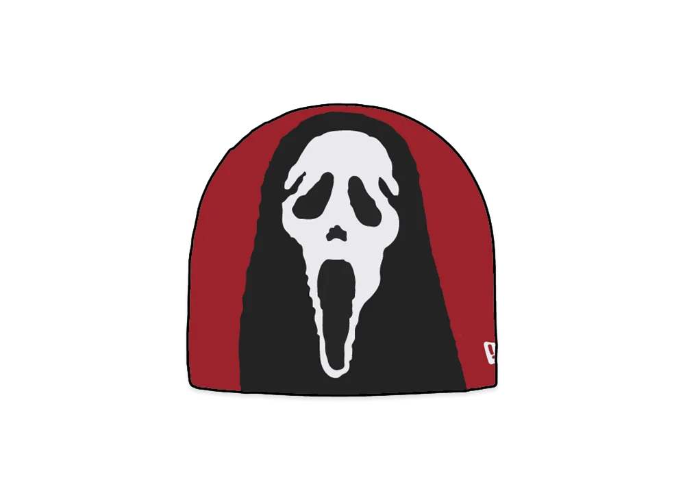 Supreme New Era Ghostface Beanie "Red"