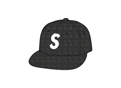 Supreme Pigment Coated S Logo 6-Panel "Black"
