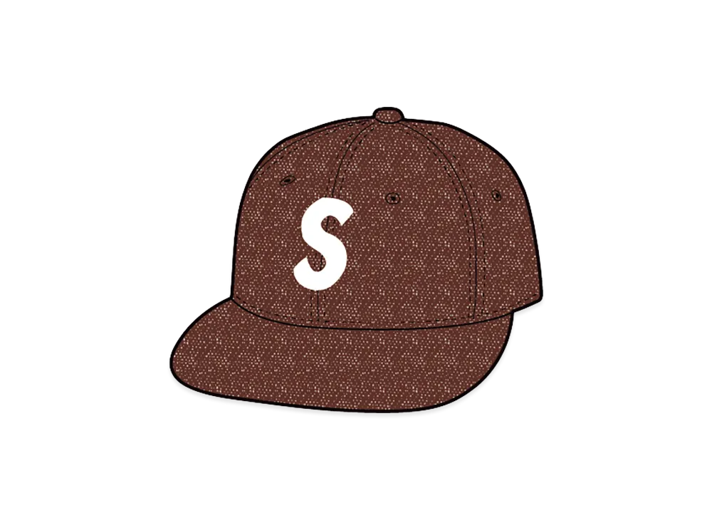 Supreme Pigment Coated S Logo 6-Panel "Brown"