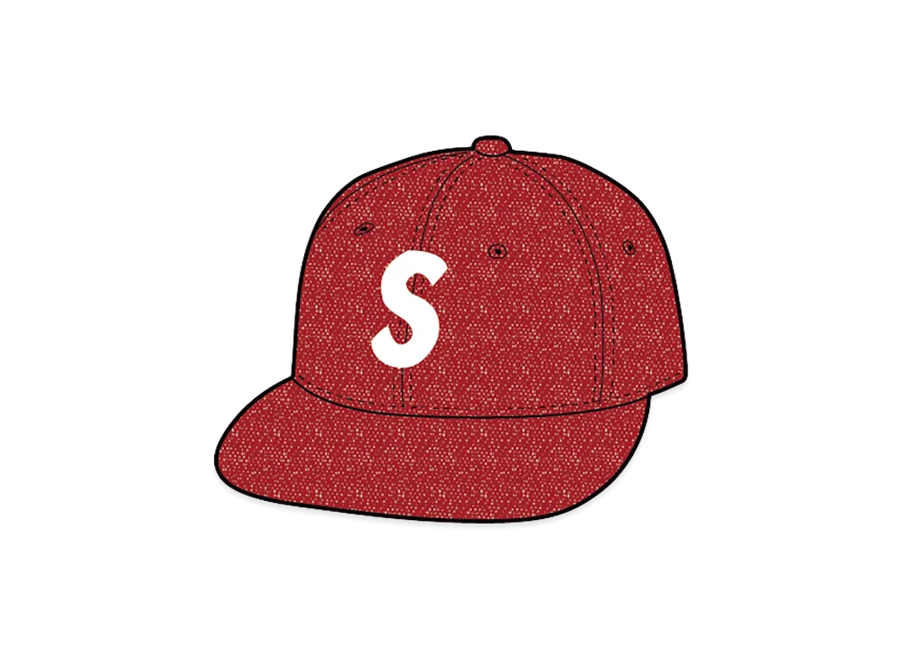 Supreme Pigment Coated S Logo 6-Panel "Red"