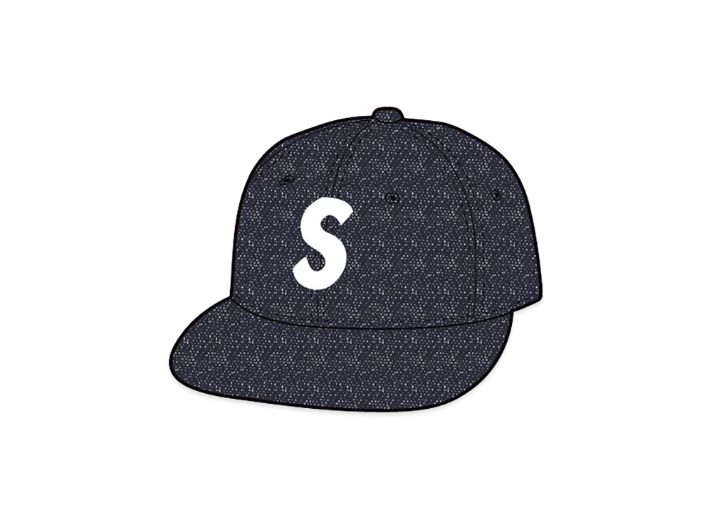 Supreme Pigment Coated S Logo 6-Panel "Navy"
