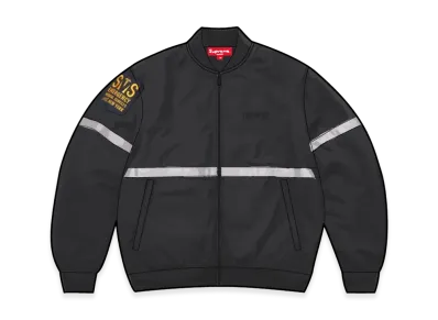 Supreme Zip-Off Sleeve Reflective Stripe Jacket "Black"