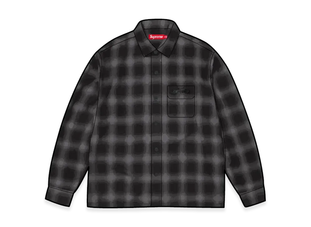 Supreme Shadow Plaid Rayon Shirt 