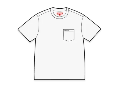 Supreme S/S Pocket Tee "White"