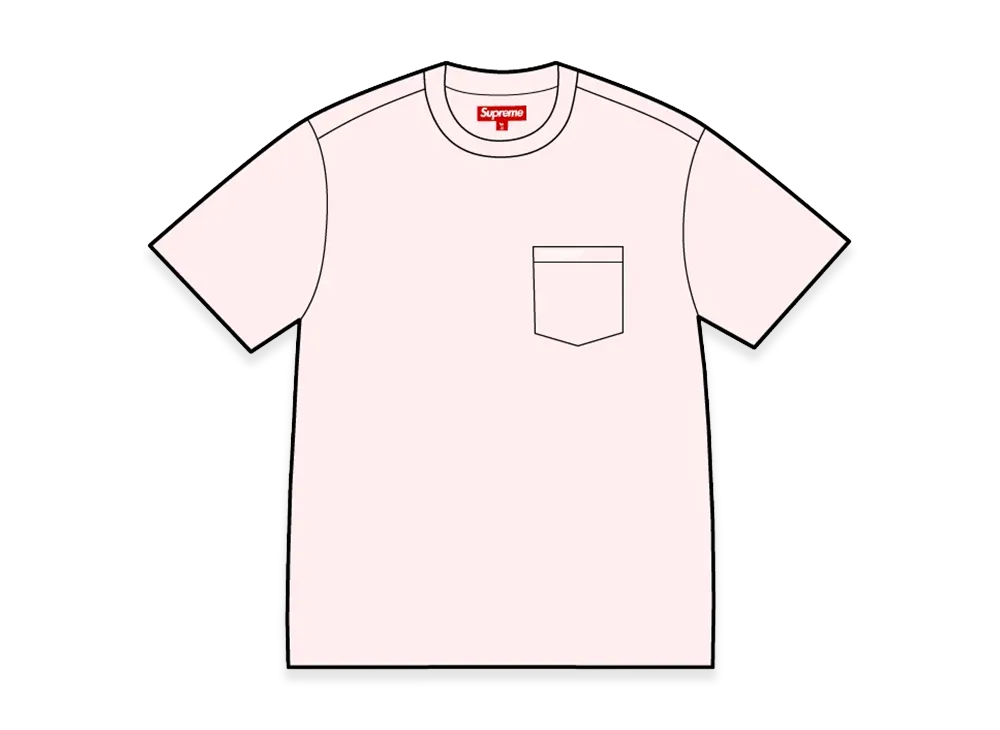 Supreme S/S Pocket Tee "Pink"