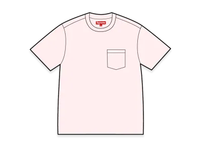 Supreme S/S Pocket Tee "Pink"