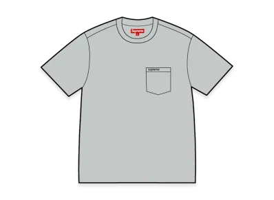Supreme S/S Pocket Tee "Heather Grey"