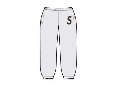 Supreme Devil S Logo Sweatpant "Ash Grey"